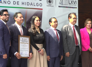 Congreso de Hidalgo reconoce trayectoria legislativa de Arturo Garita Alonso