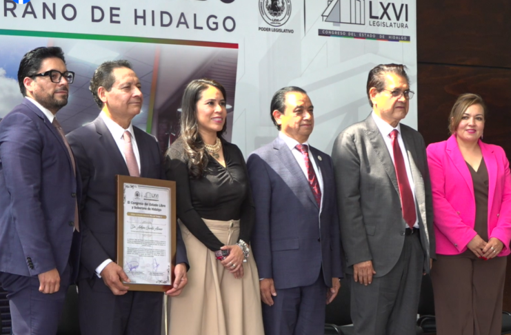 Congreso de Hidalgo reconoce trayectoria legislativa de Arturo Garita Alonso