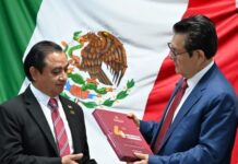 Congreso recibe el Cuarto Informe de Gobierno de Julio Menchaca