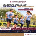 Convocan a la Carrera de 4.3 kilómetros contra las adicciones en Hidalgo