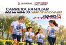 Convocan a la Carrera de 4.3 kilómetros contra las adicciones en Hidalgo