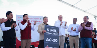 Pemex entrega a Hidalgo equipamiento por más de 78 mdp