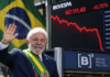 Cae bolsa en Brasil, tras el triunfo de Lula
