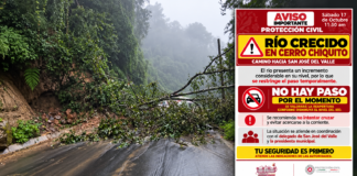 Emergencia en norte de Hidalgo por deslaves, ríos crecidos e incesantes lluvias