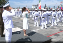 Desde Veracruz Sheinbaum destaca labor de la Armada de México