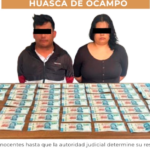 Huasca: detienen a pareja con más de 22 mil pesos en billetes falsos