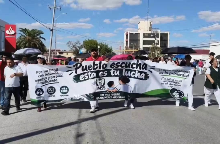 Trabajadores del IMSS convocan a marcha nacional el 14 de octubre