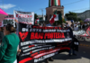 Inicia marcha de trabajadores del IMSS en Pachuca