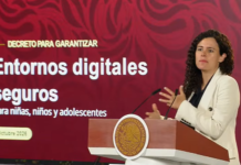 Sheinbaum firma decreto tras consenso para proteger a menores en internet