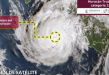 Huracán Trudy se mantiene como categoría 4; prevén fuertes lluvias