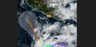 Se forma la tormenta tropical Vance en el Pacífico
