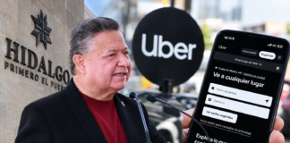 Menchaca advierte que Uber no puede operar en Hidalgo