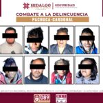 Caen ocho en operativos contra el narcomenudeo en Pachuca y Cardonal