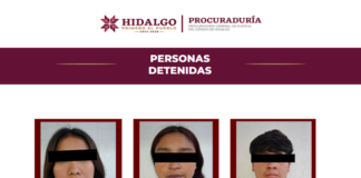 Caen tres con armas y droga en Tula