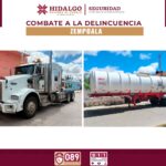 Aseguran 29 mil litros de hidrocarburo en Zempoala