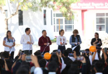 Sheinbaum inaugura Universidad Rosario Castellanos en Tecozautla
