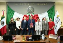 Álvaro Bardales comparece ante el Congreso de Hidalgo