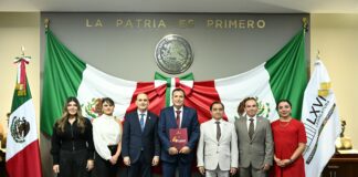 Álvaro Bardales comparece ante el Congreso de Hidalgo